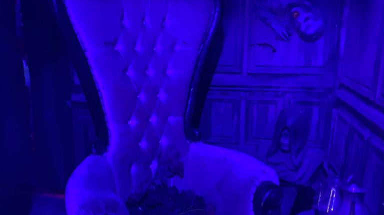 A Haunting Experience With Our Tiffany Throne Featured at Blood Manor NYC