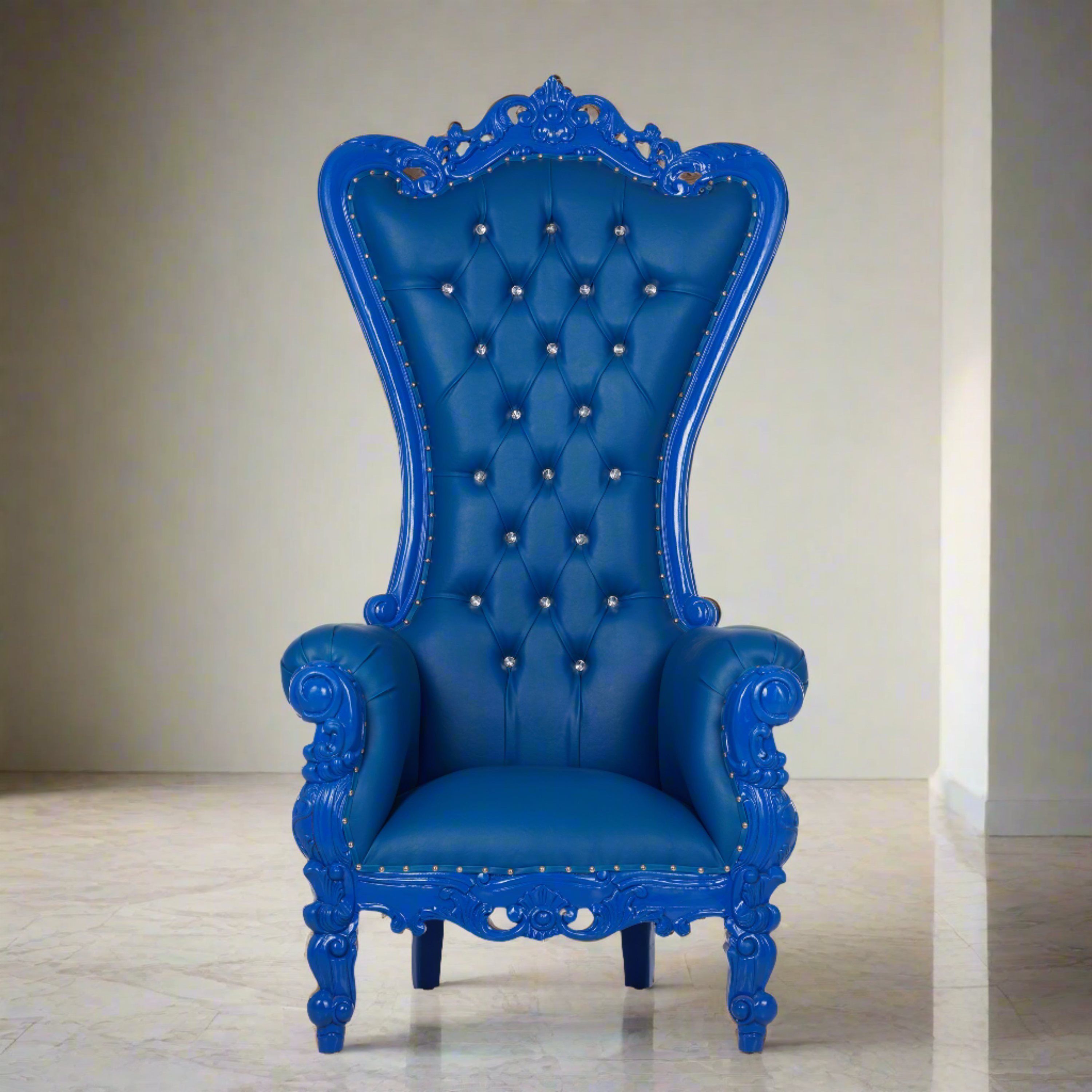 Chloe Throne Chair - Vinyl