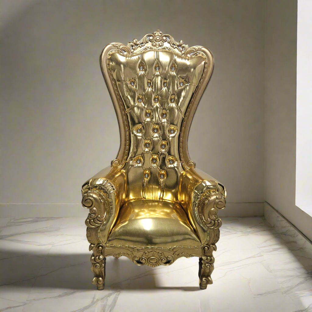 Chloe Throne Chair - Vinyl