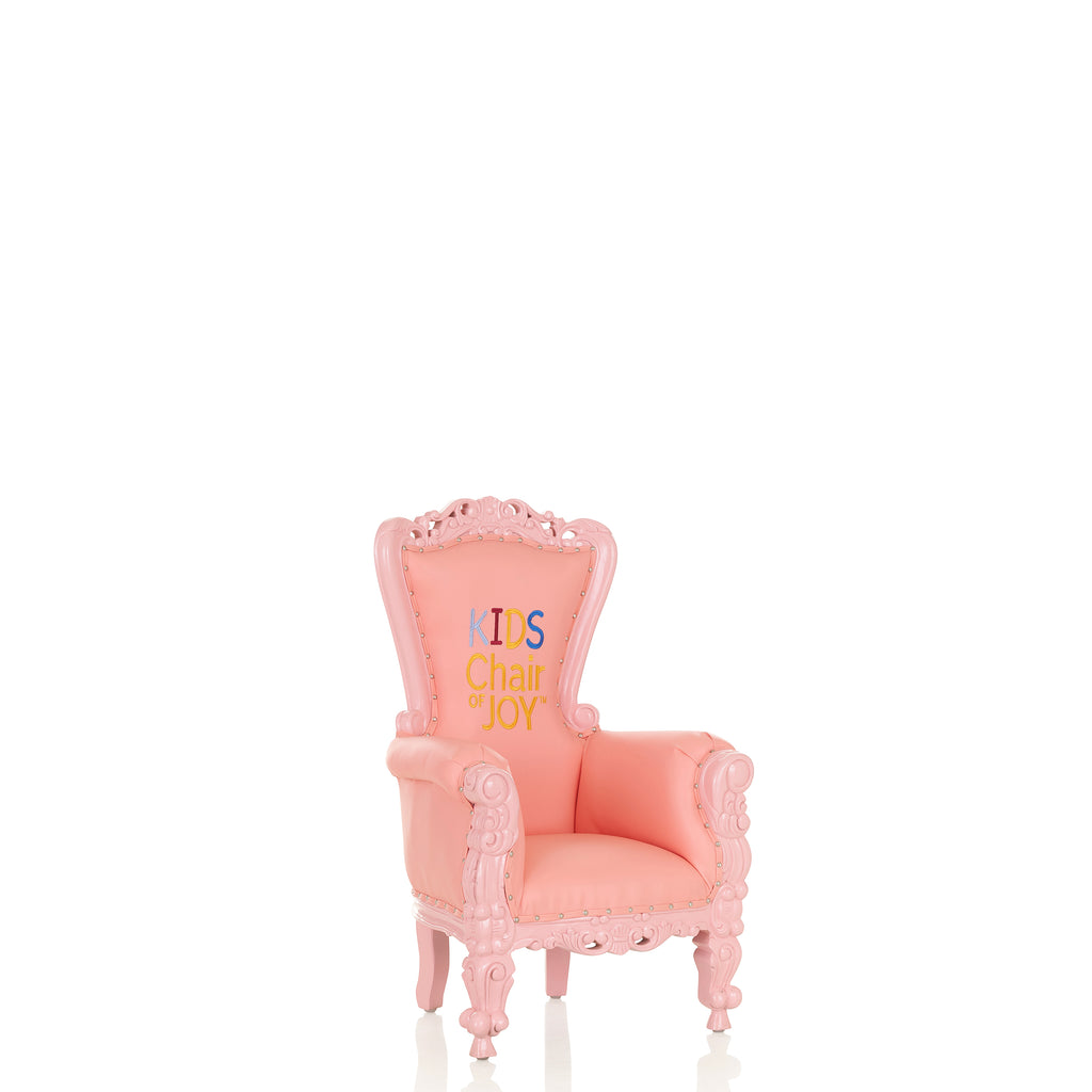 "Mini Tiffany Kids Chair Of Joy" Edition Throne Chair - Pink / Pink