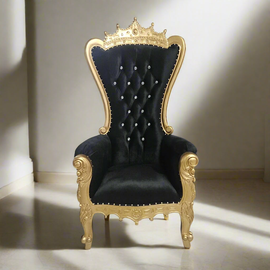Crown Top Tiffany Throne Chair