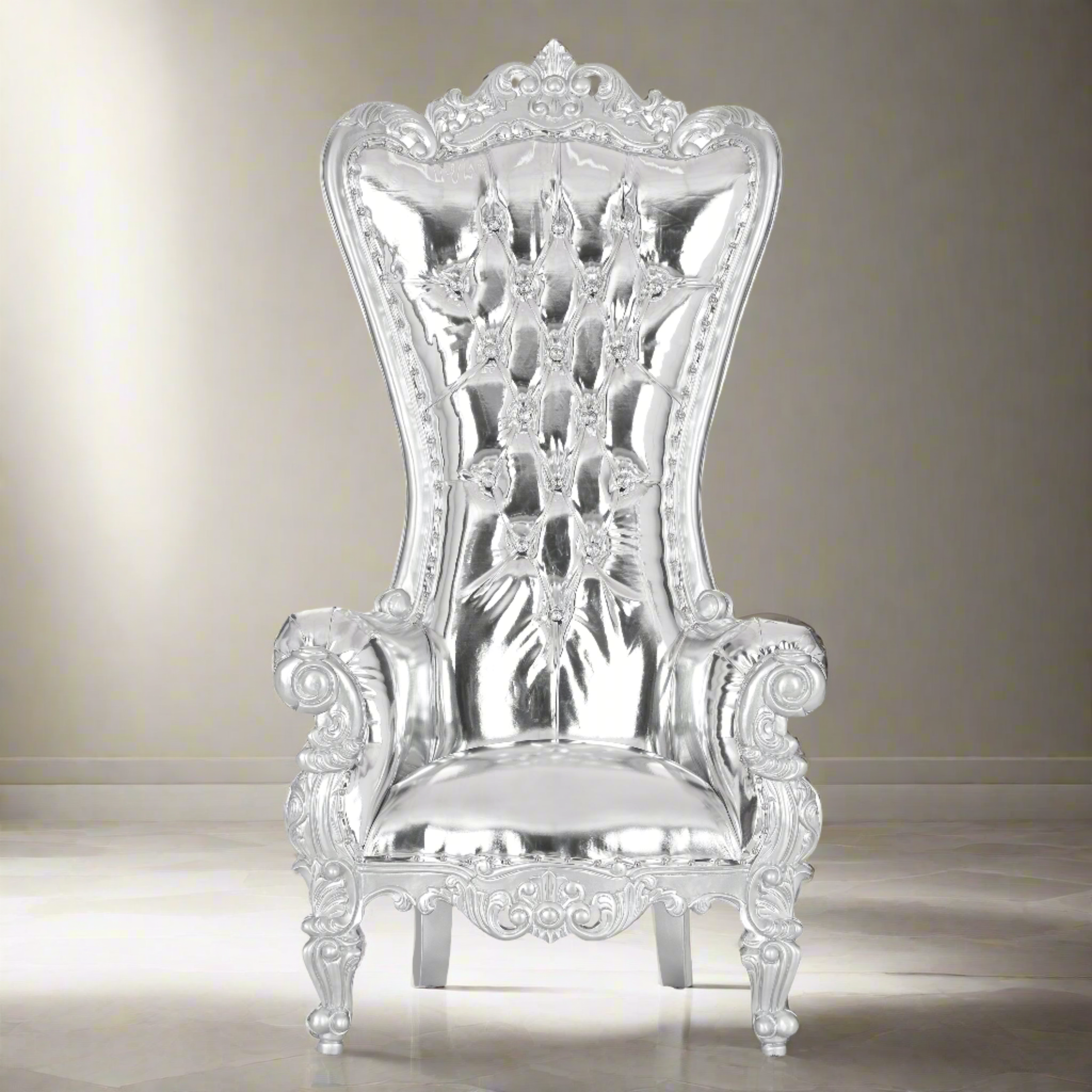 Chloe Throne Chair - Vinyl