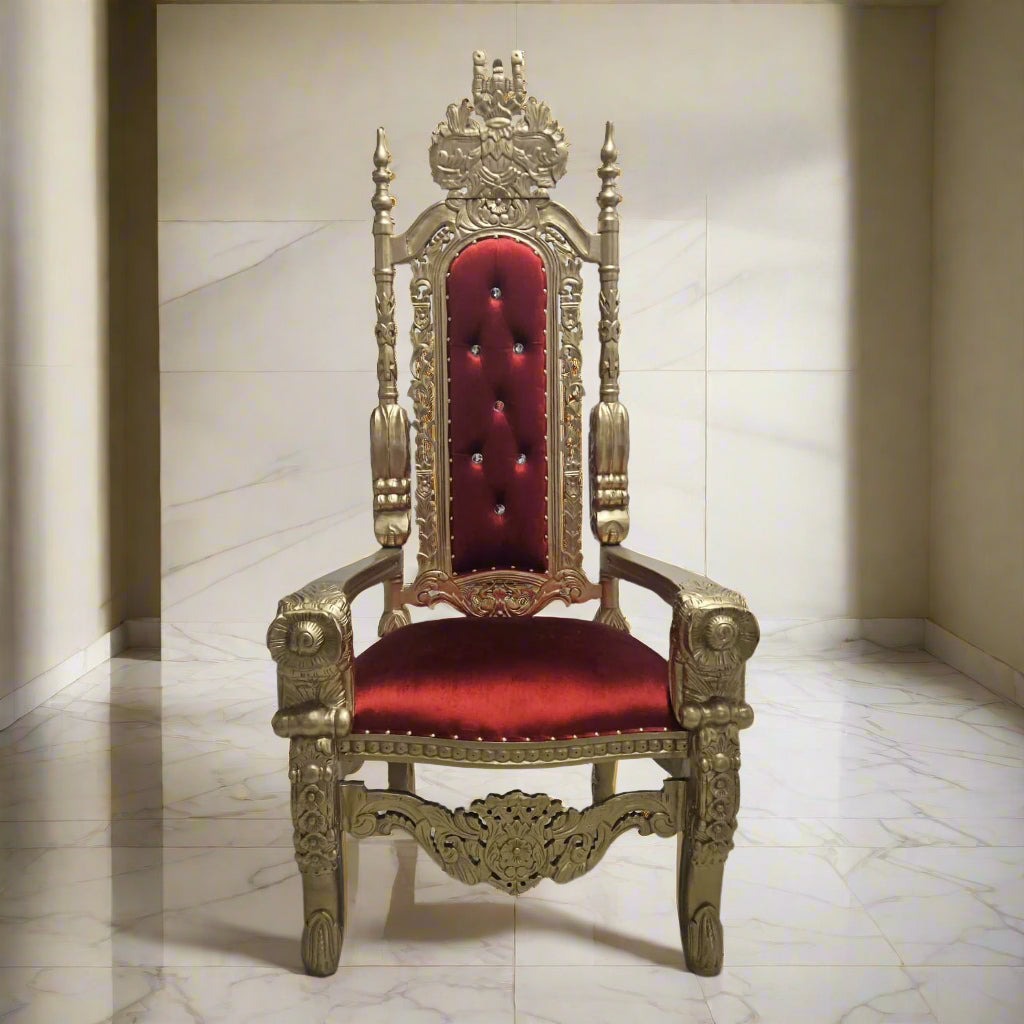King David Flower Throne Chair