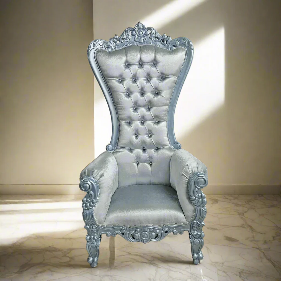 Chloe Throne Chair - Velvet