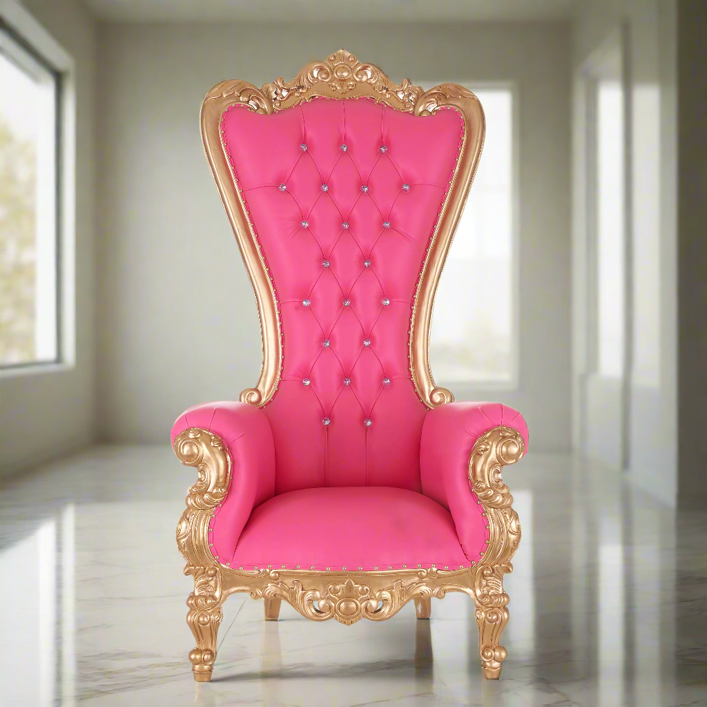 Chloe Throne Chair - Vinyl