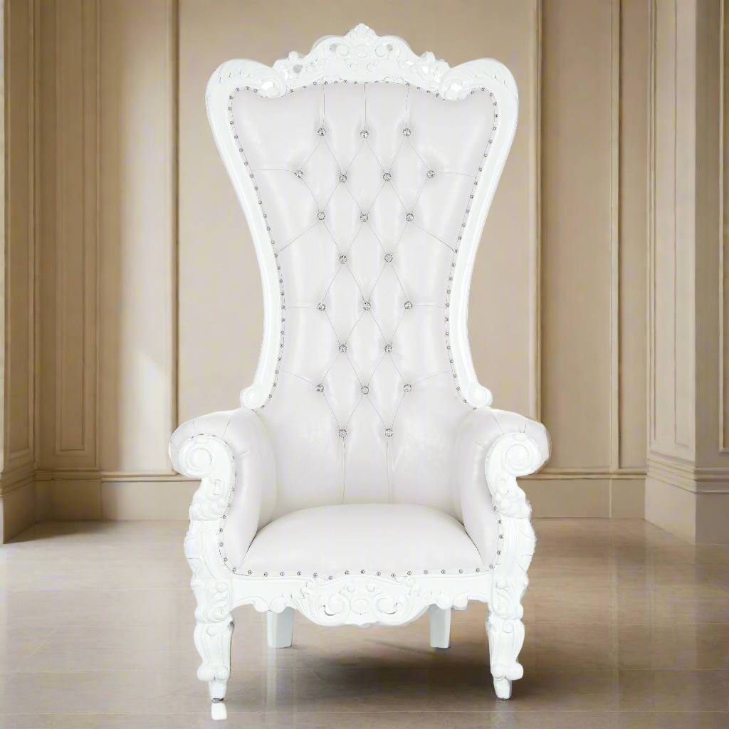Chloe Throne Chair - Vinyl