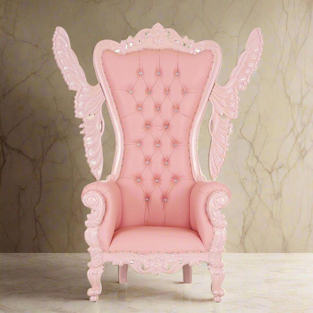 Chloe Throne Chair - Butterfly Wings