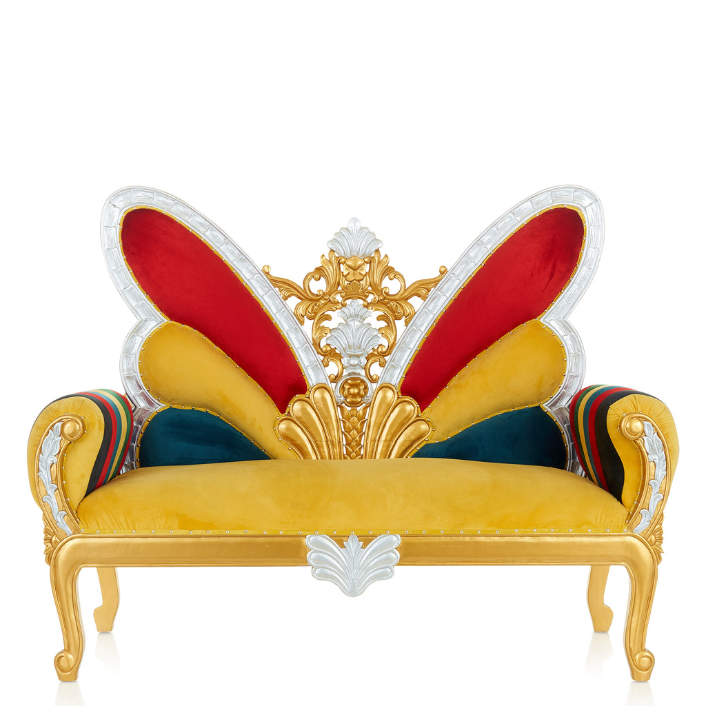 "Athalia" Butterfly Love Seat - Multi Color
