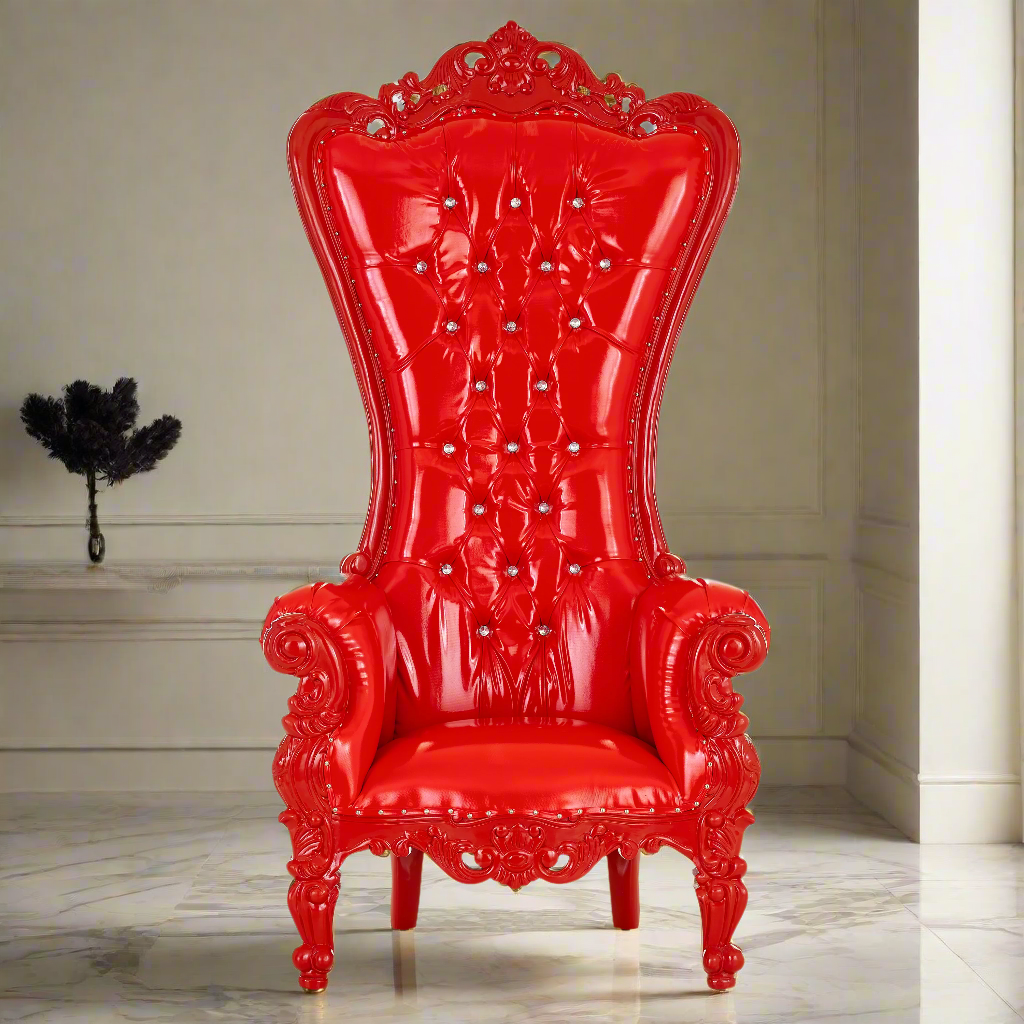 Chloe Throne Chair - Vinyl