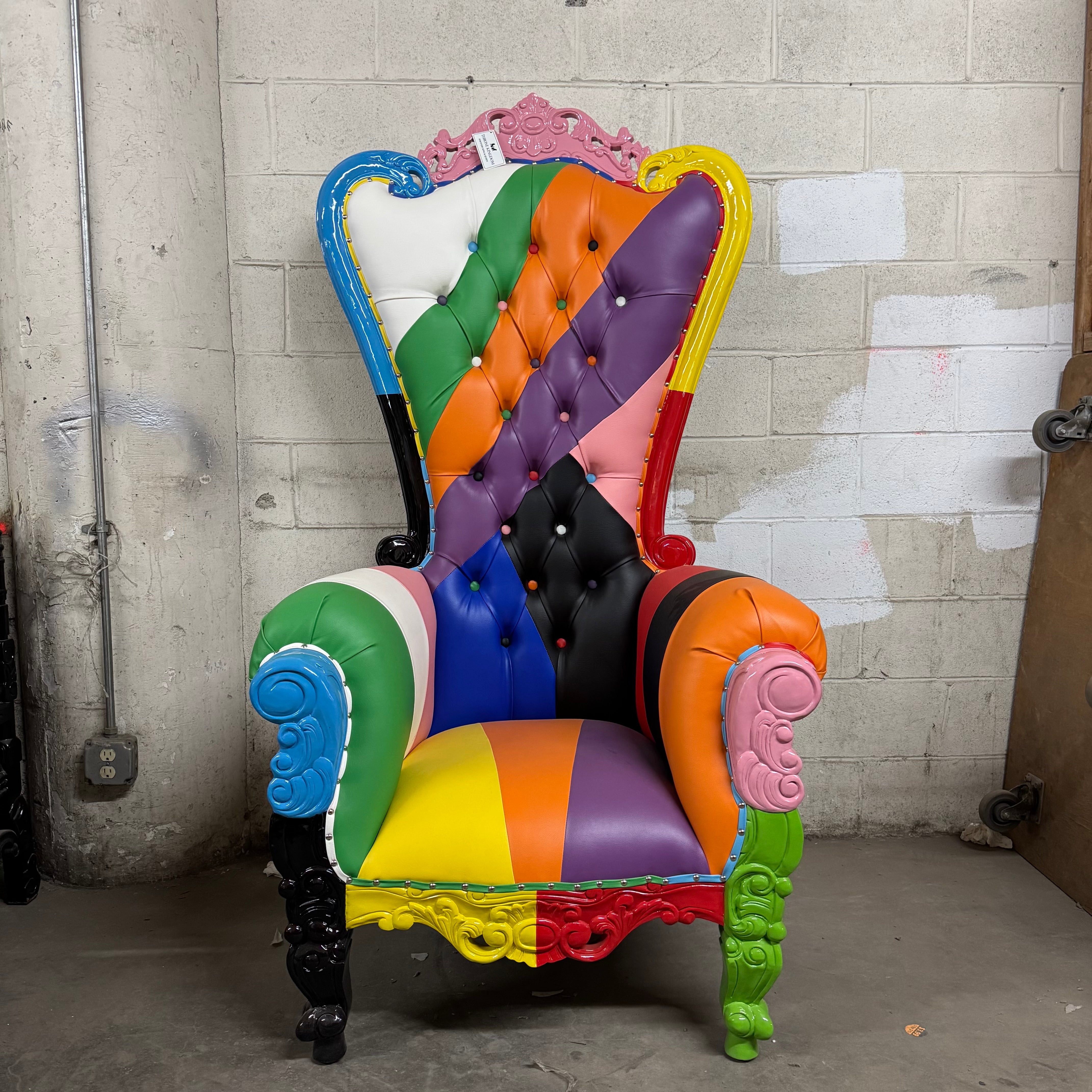 Silla del trono de la reina Tiffany - Vinilo