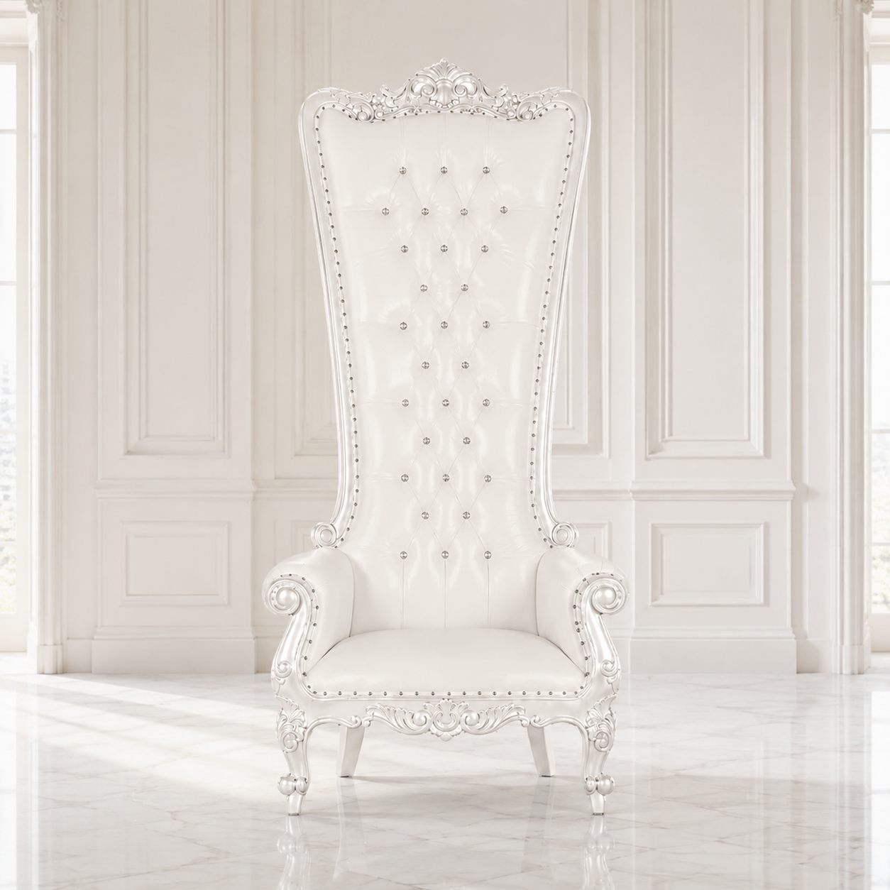 Fauteuil trône Queen Tiffany 108"