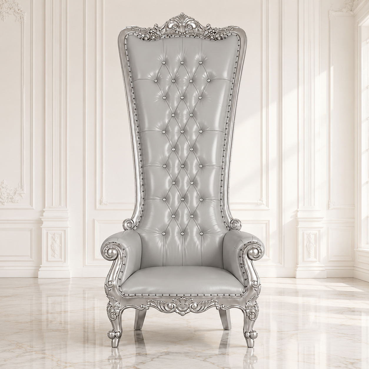 Fauteuil trône Queen Tiffany 108"