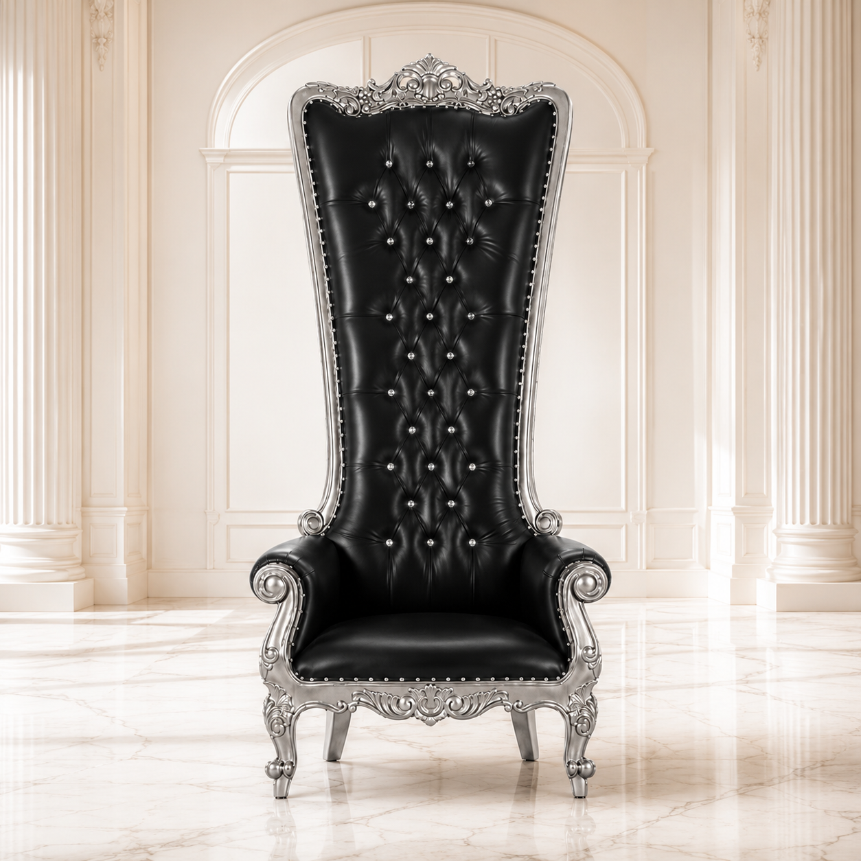 Fauteuil trône Queen Tiffany 108"