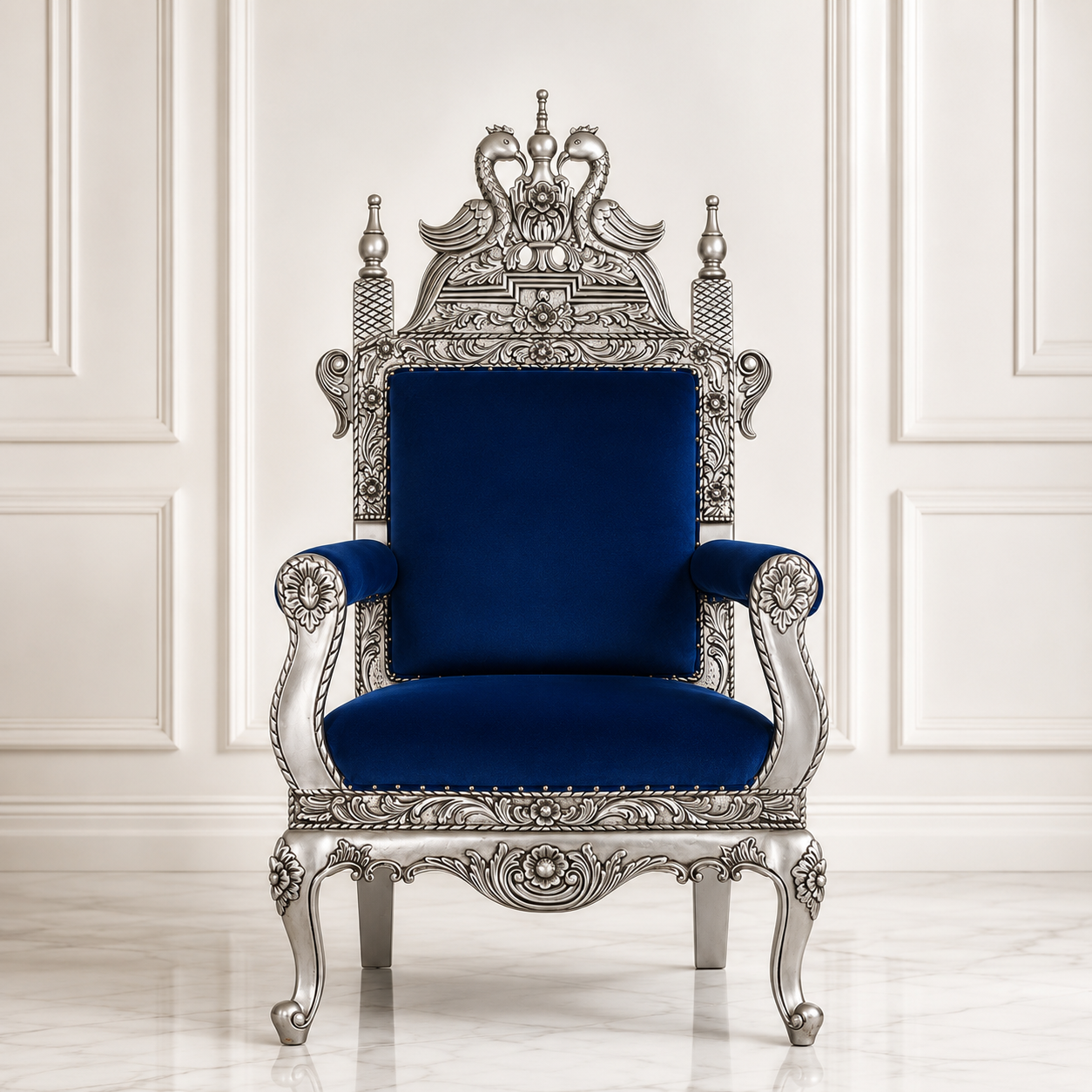 Silla de trono medieval