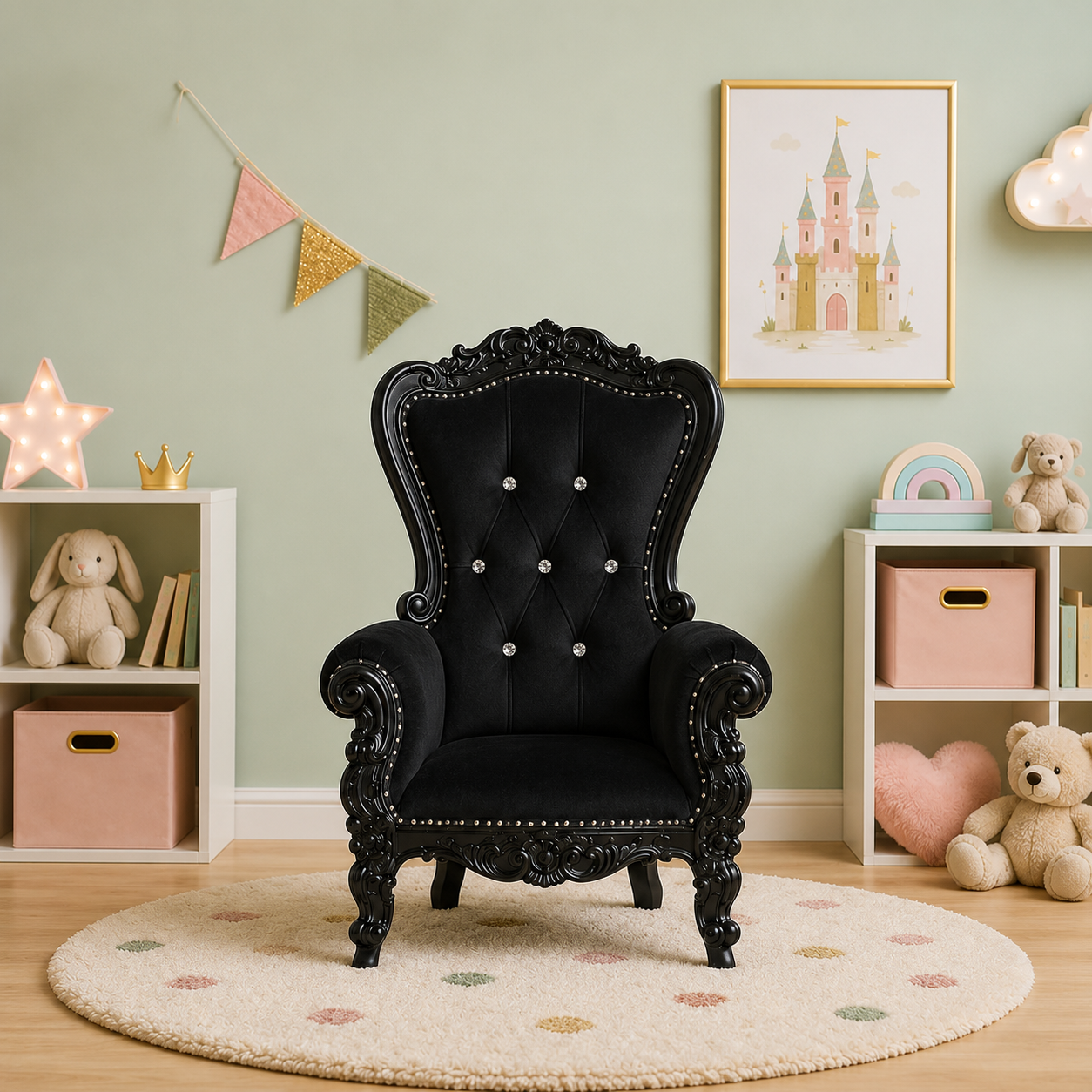 Mini Tiffany 33 Kids Throne - Velvet