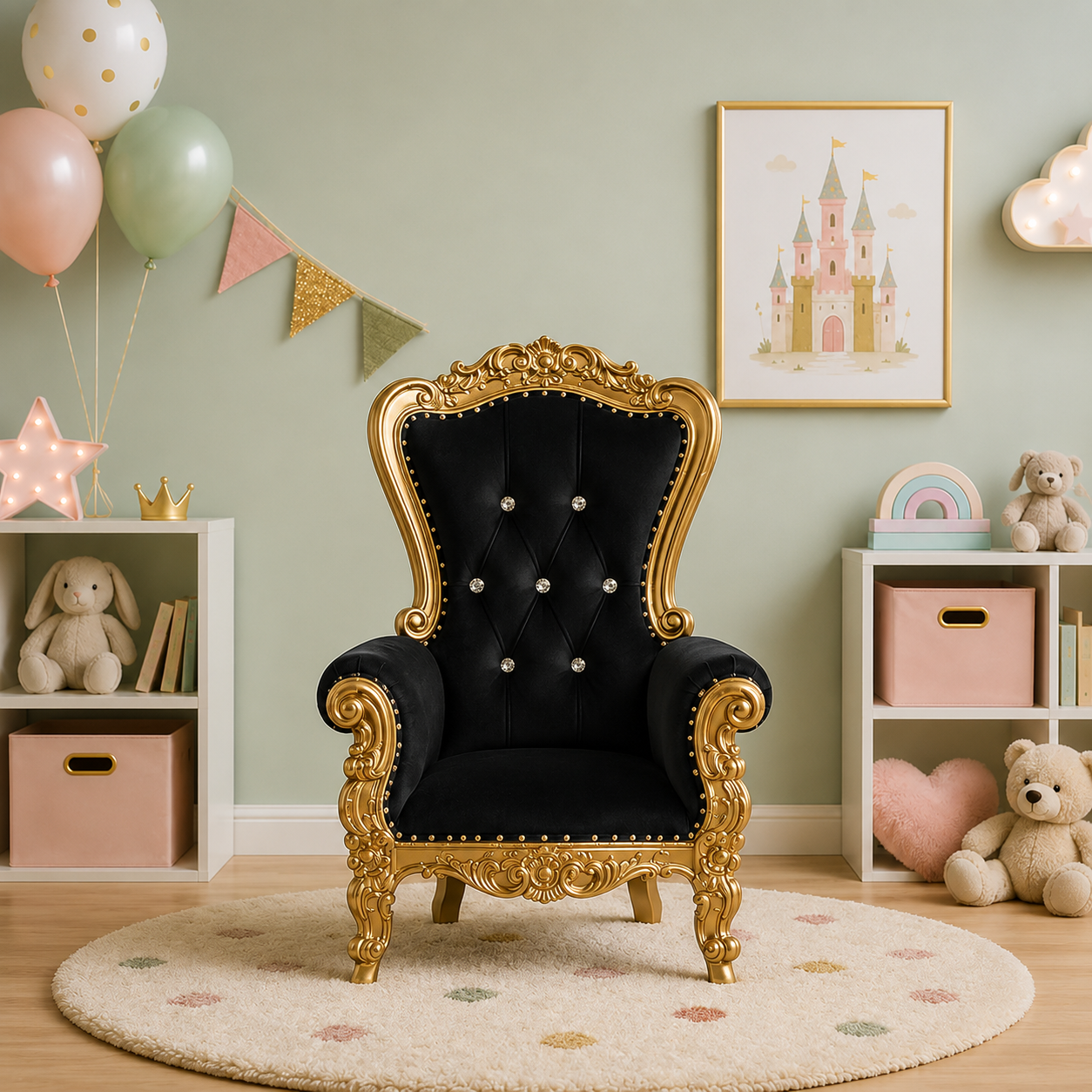 Mini Tiffany 33 Kids Throne - Velvet