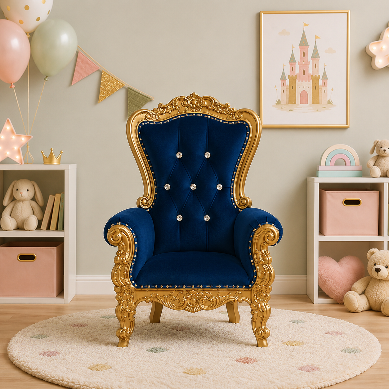 Mini Tiffany 33 Kids Throne - Velvet