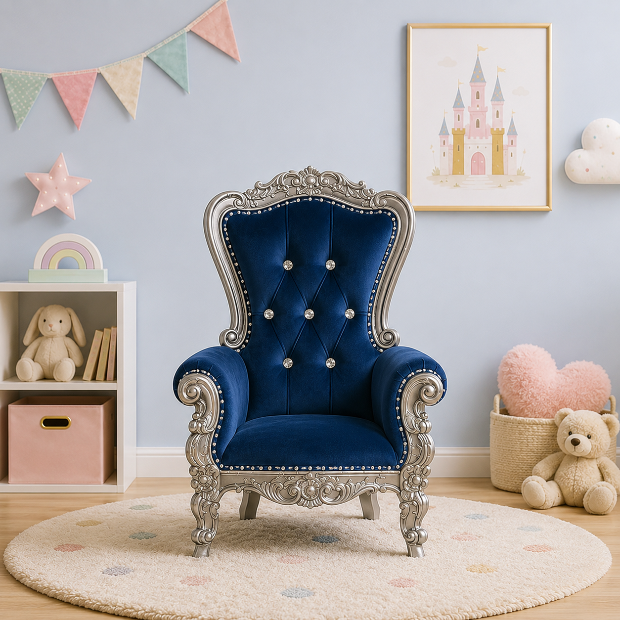 Mini Tiffany 33 Kids Throne - Velvet