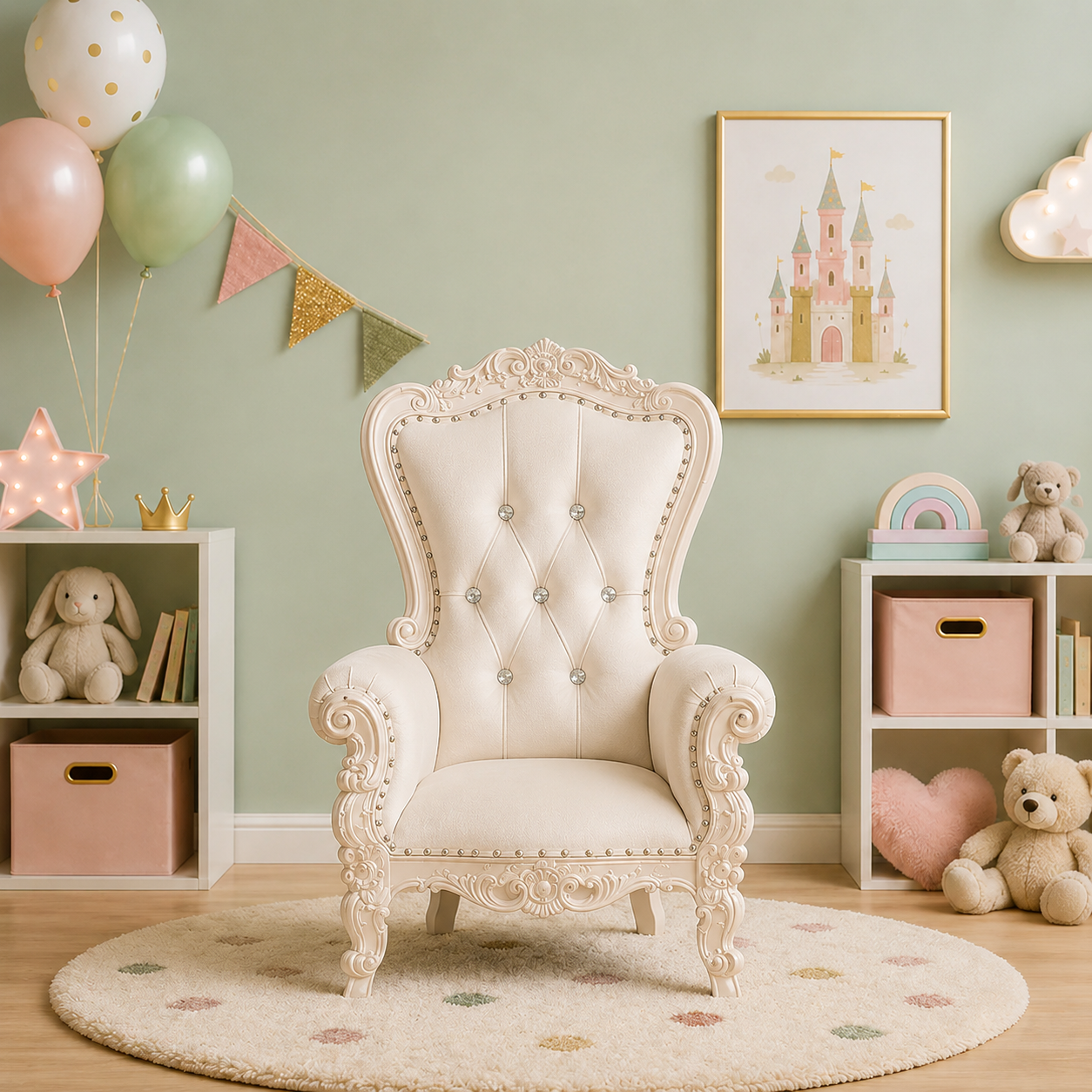 Mini Tiffany 33 Kids Throne - Velvet