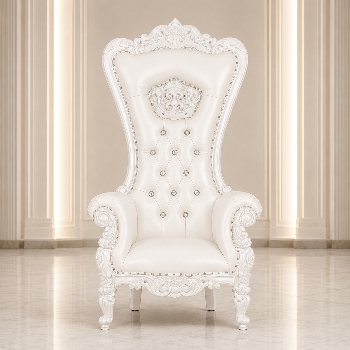 Crown Tiffany Throne Chair