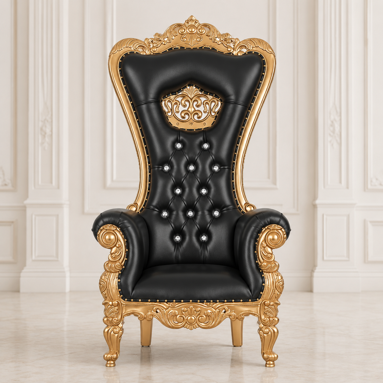 Crown Tiffany Throne Chair
