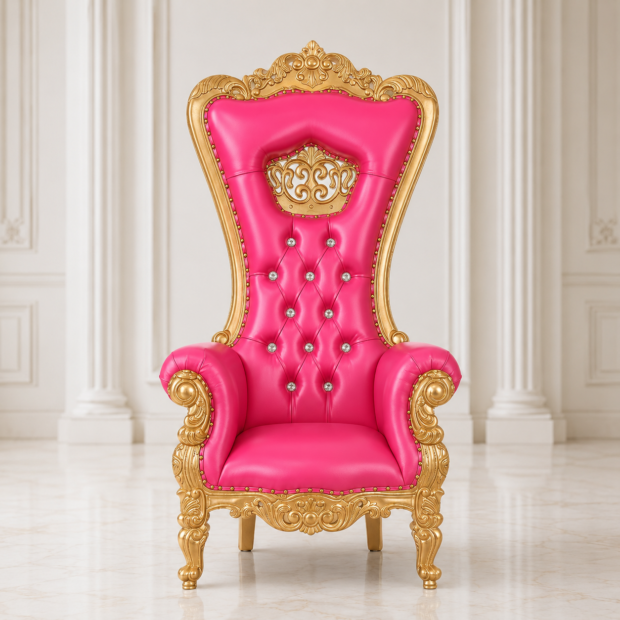 Crown Tiffany Throne Chair