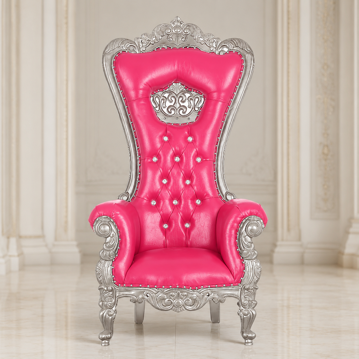 Crown Tiffany Throne Chair