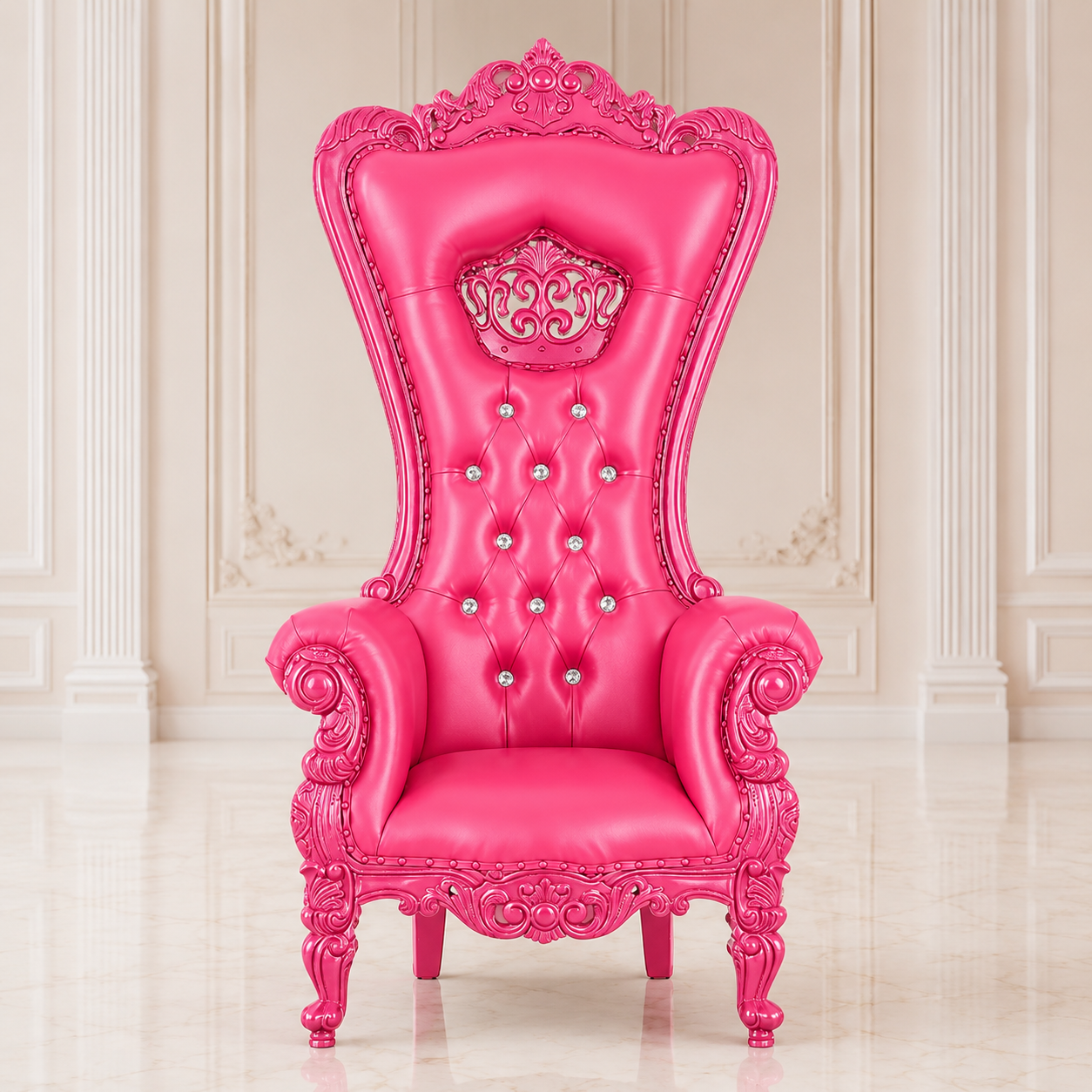 Crown Tiffany Throne Chair