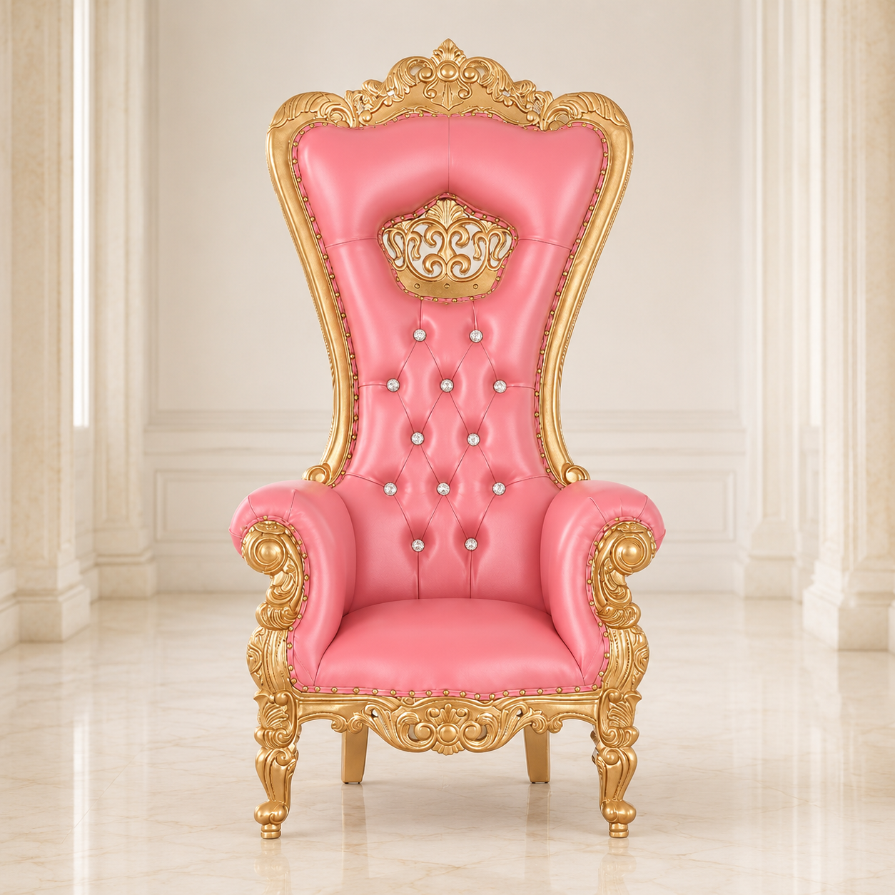 Crown Tiffany Throne Chair