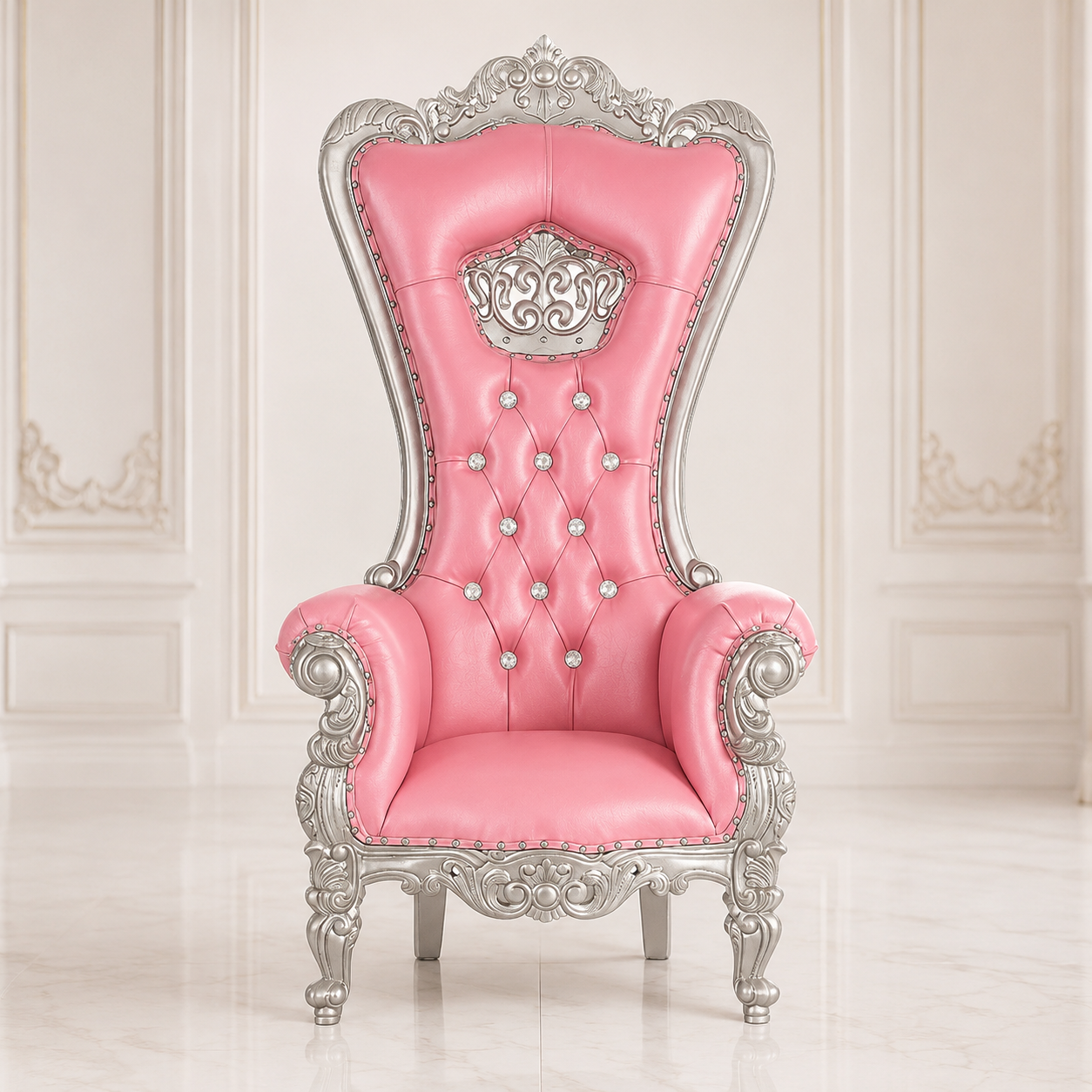 Crown Tiffany Throne Chair
