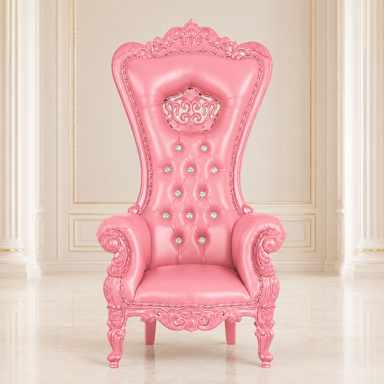 Crown Tiffany Throne Chair