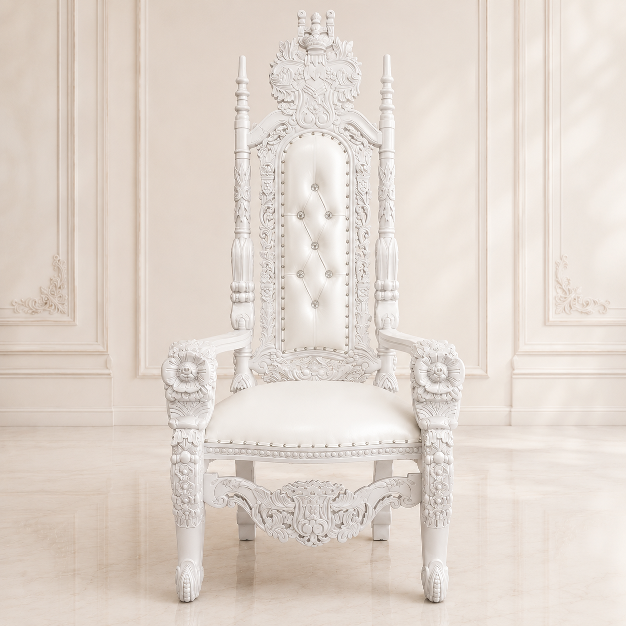 King David Flower Throne Chair