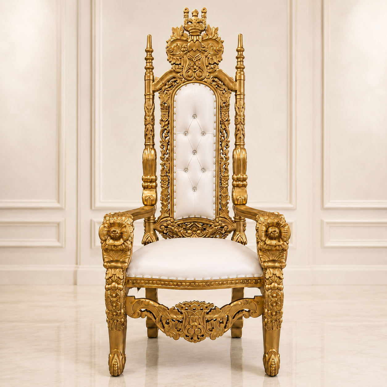 King David Flower Throne Chair