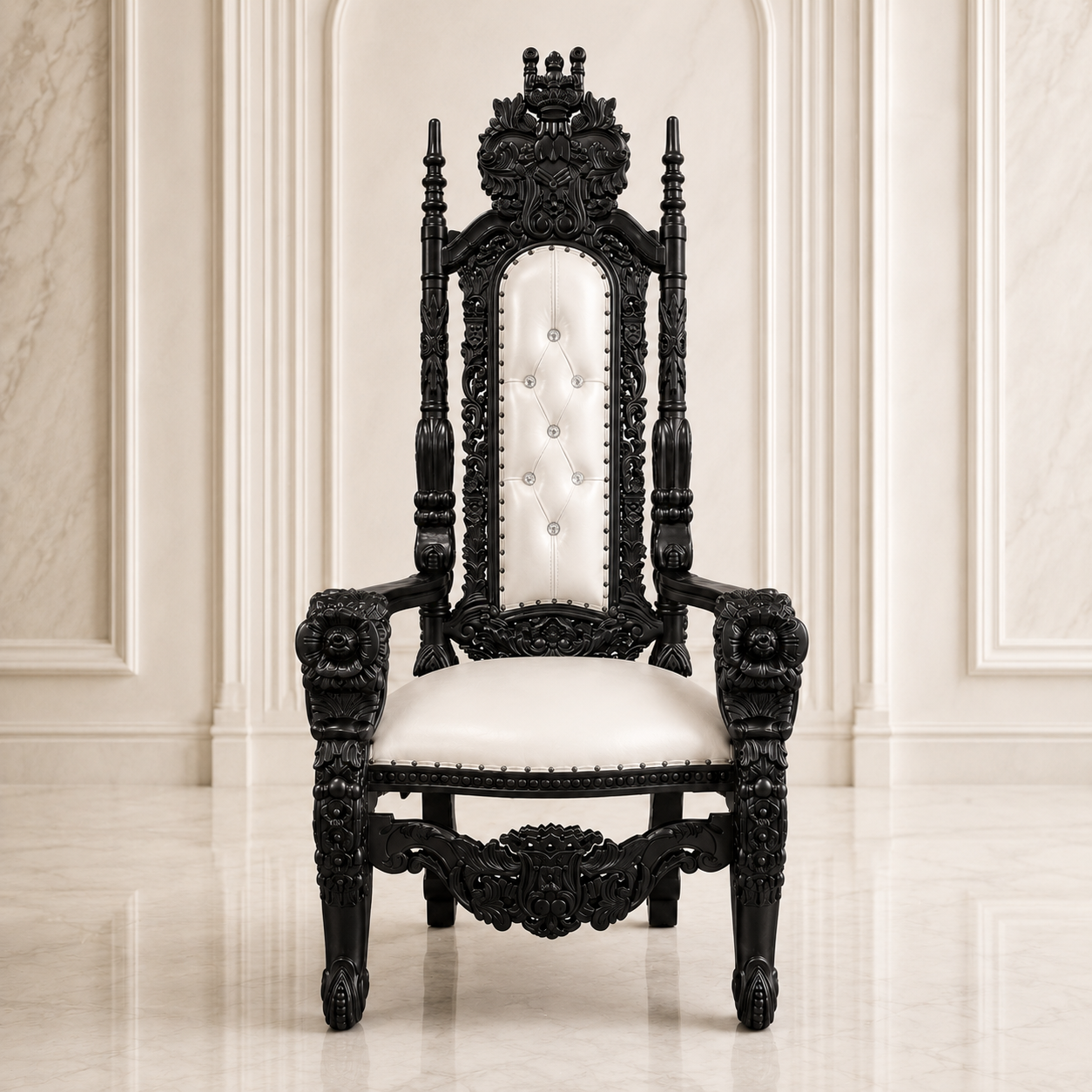 King David Flower Throne Chair
