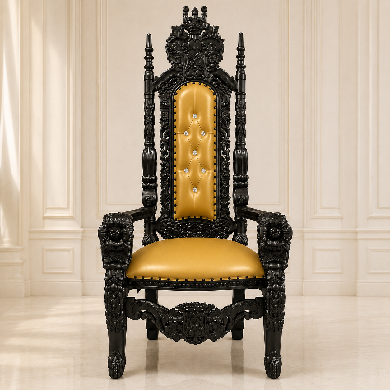 King David Flower Throne Chair