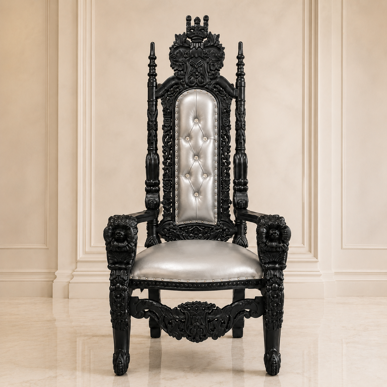 King David Flower Throne Chair