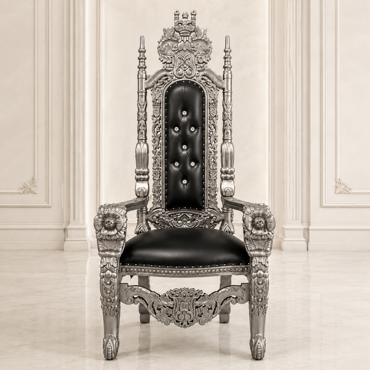 King David Flower Throne Chair