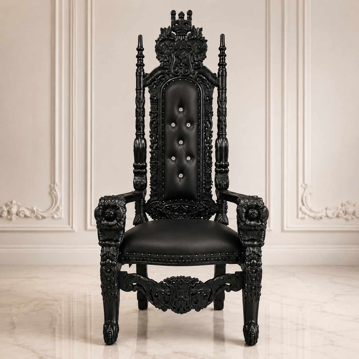 King David Flower Throne Chair