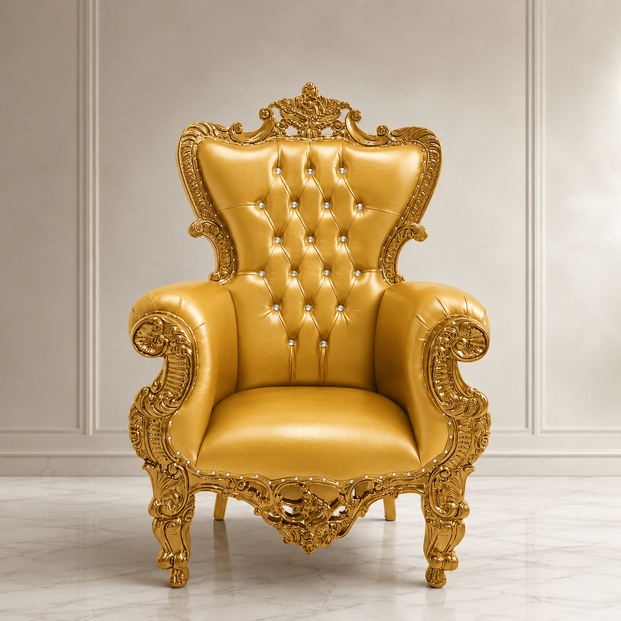 Queen Sonia Throne Chair - Vinyl