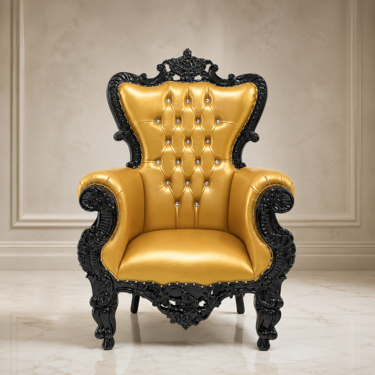 Queen Sonia Throne Chair - Vinyl
