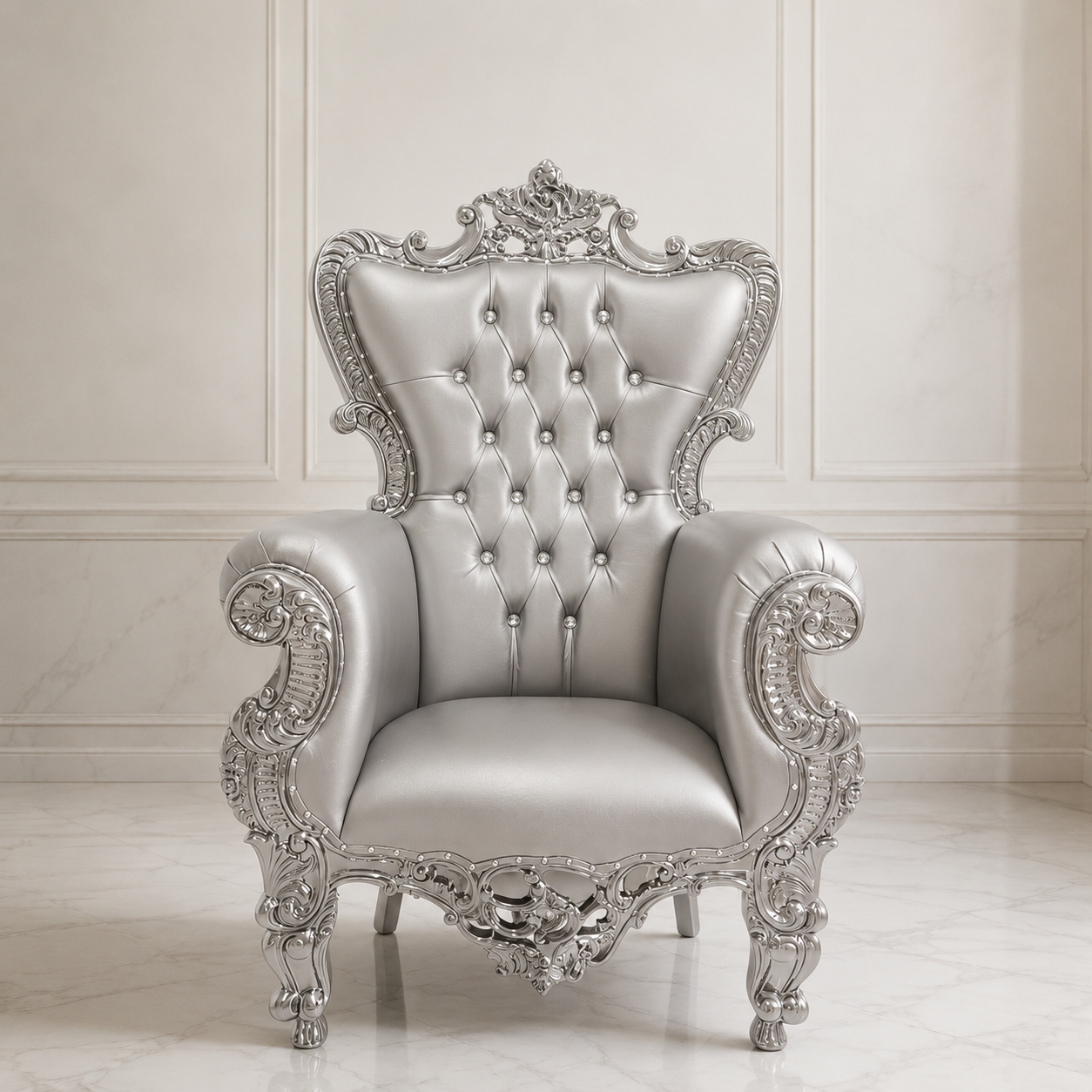 Queen Sonia Throne Chair - Vinyl