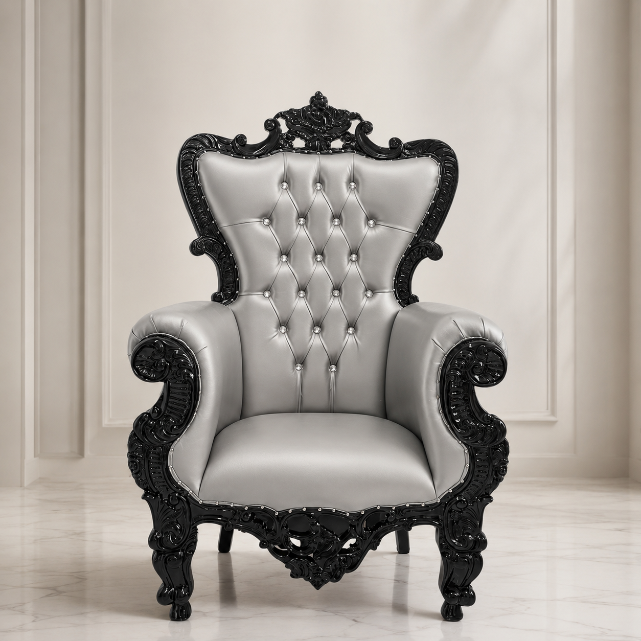Queen Sonia Throne Chair - Vinyl