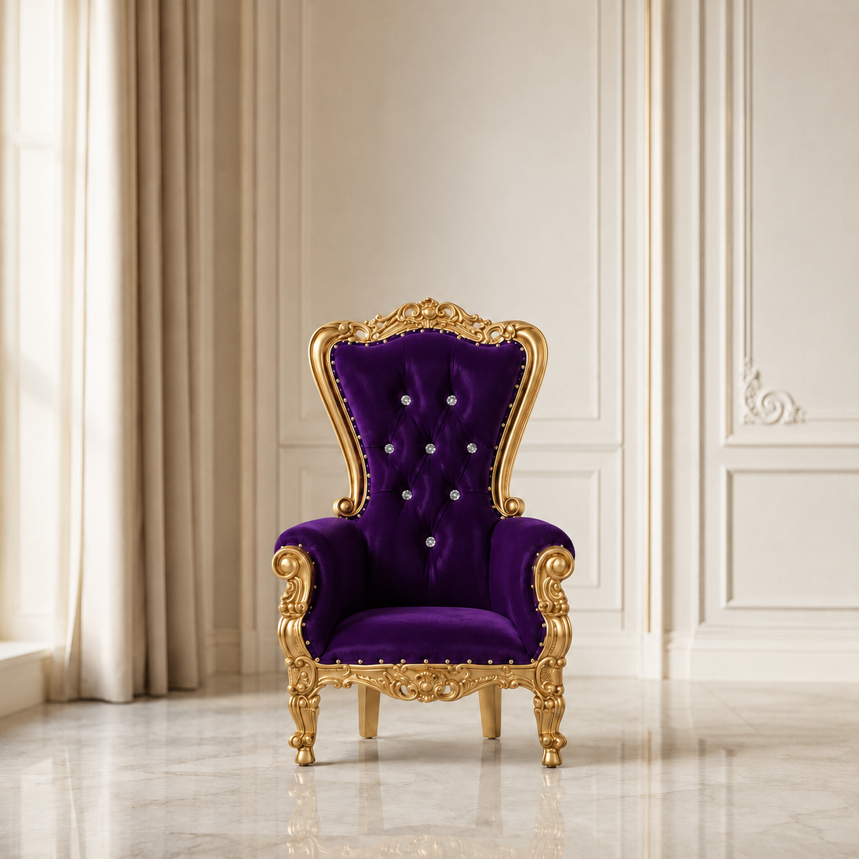 Mini Tiffany 33 Kids Throne - Velvet