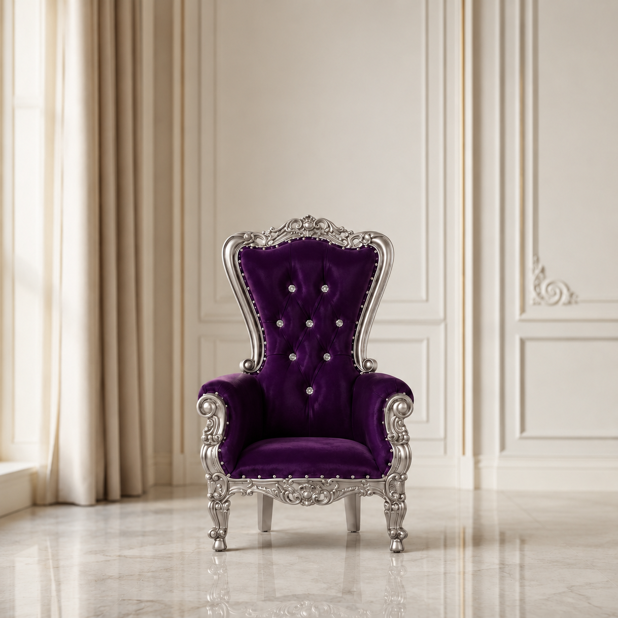 Mini Tiffany 33 Kids Throne - Velvet