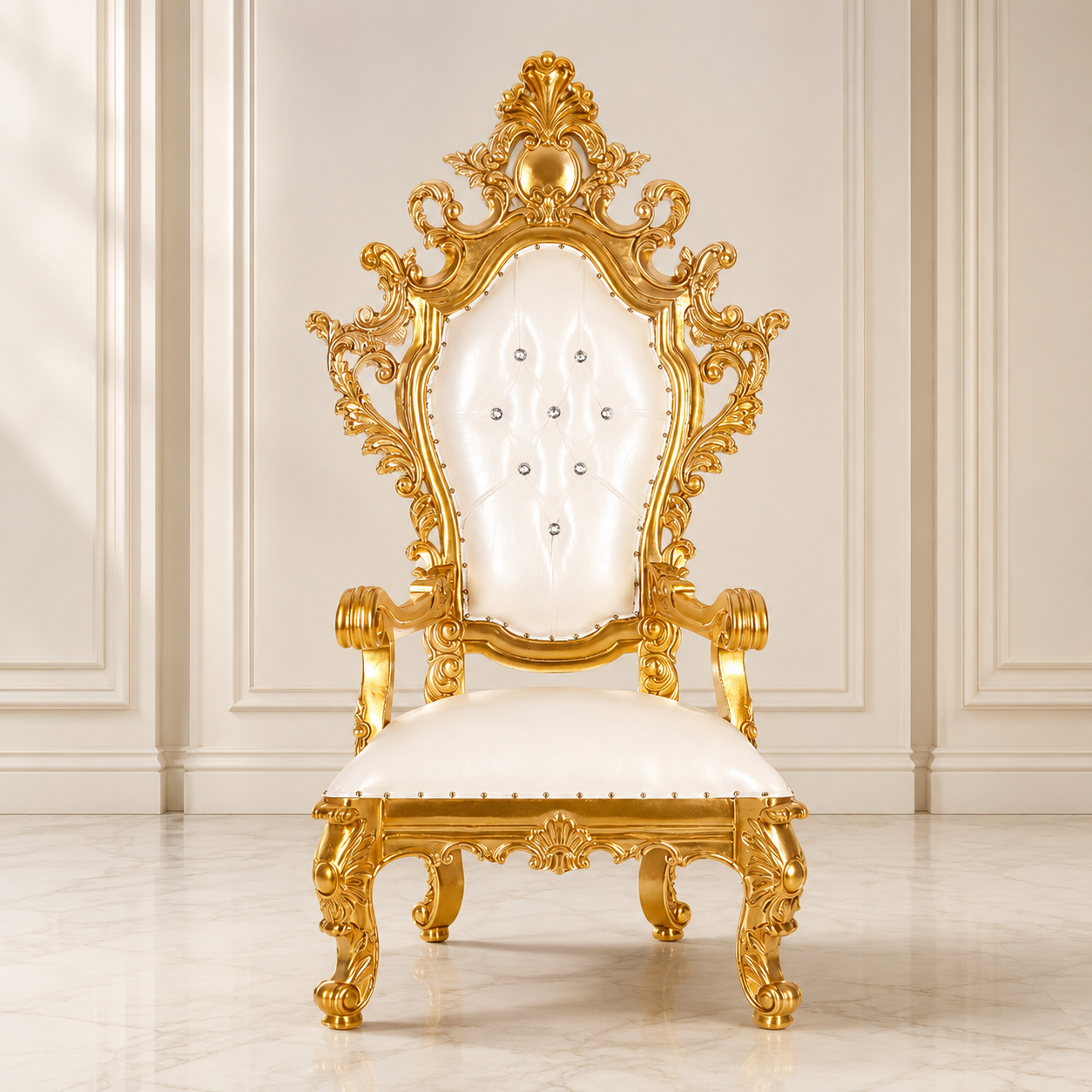 King Darius Royal Throne Chair