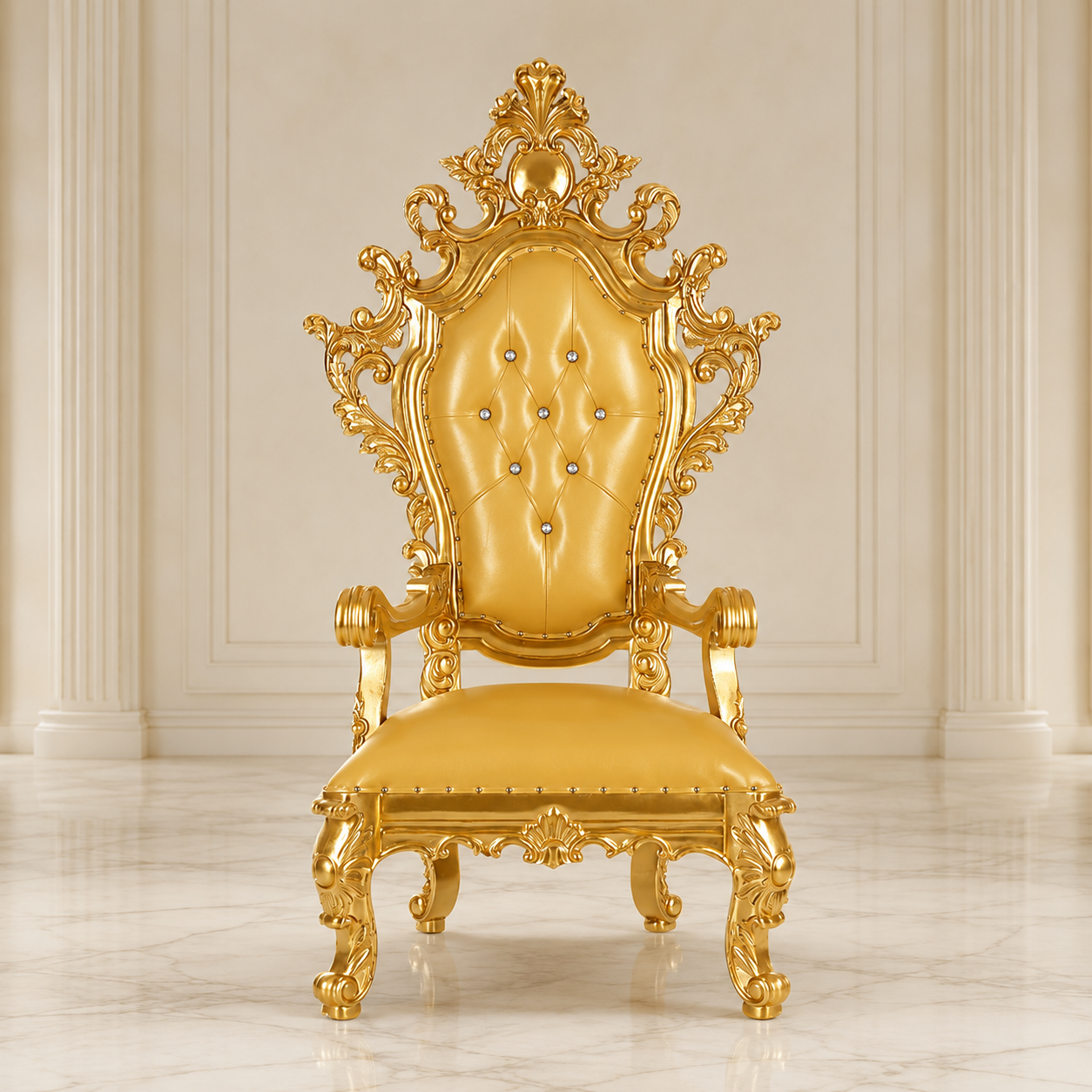 King Darius Royal Throne Chair