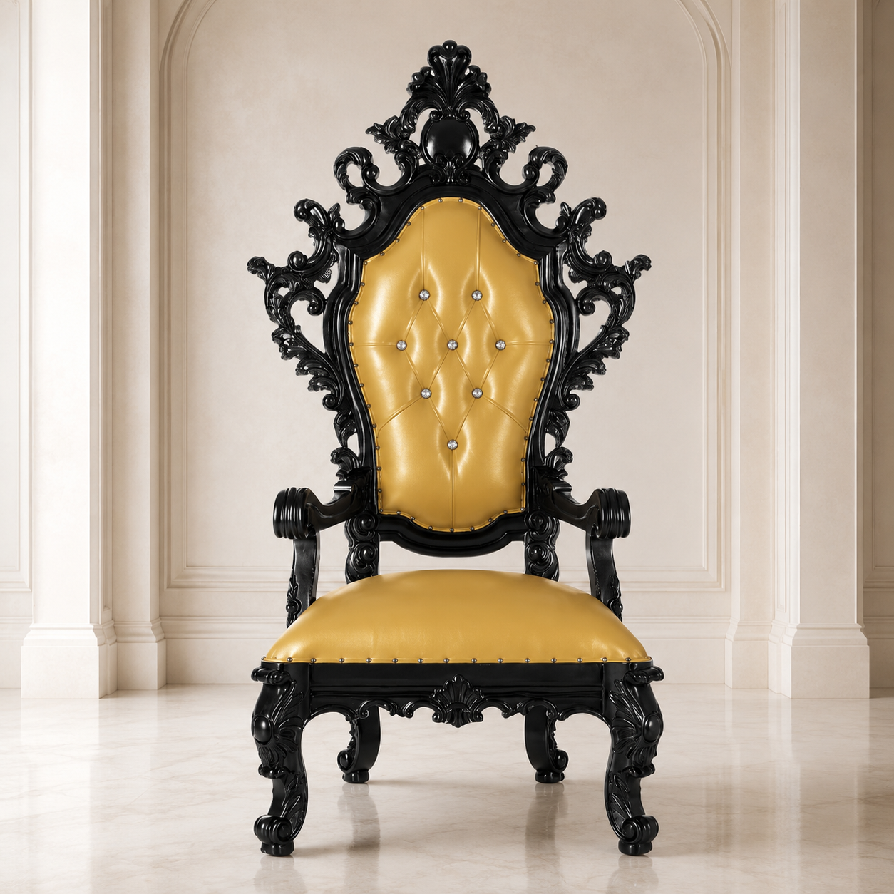 King Darius Royal Throne Chair