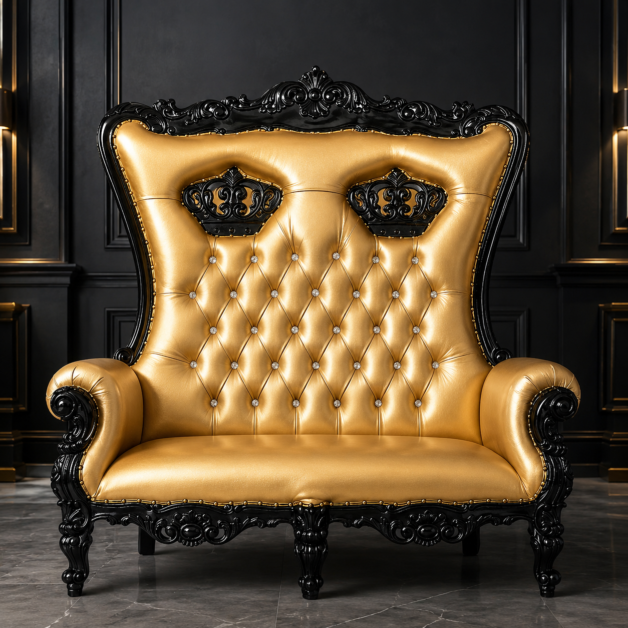 Crown Tiffany Loveseat