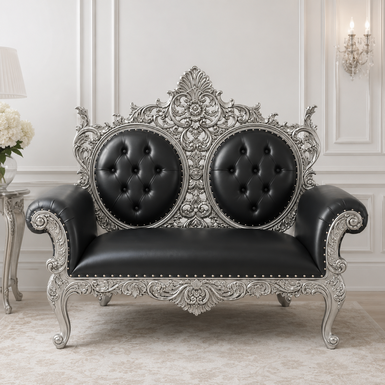 Vesper Loveseat Throne