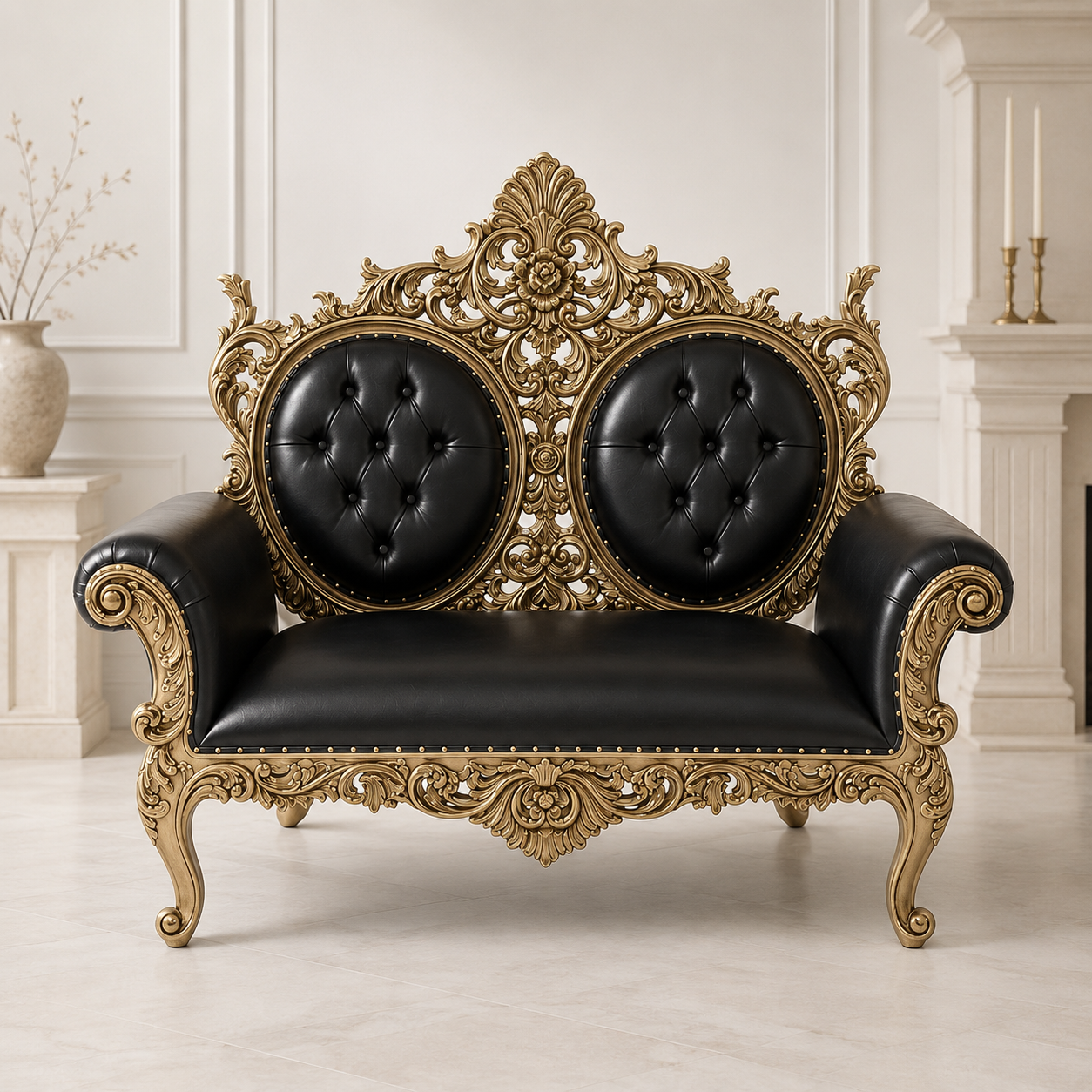 Vesper Loveseat Throne